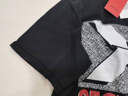 SECND SLF Xtreme Sport X Gravel Print Front Back Graphic Tee Washed Oversized Boxy Streetwear Unisex | Xtreme X