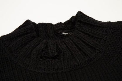 MASTERMIND WORLD Black Oversized Skull Sweater