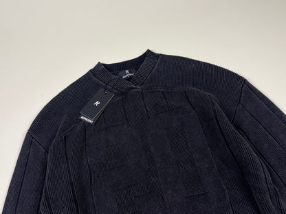 Knitted Varsity Jersey - Vintage Grey