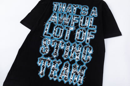 Oversized Short Sleeve Graphic Tee Dropped Shoulder Streetwear Summer Casual T-Shirt | Murk Wave