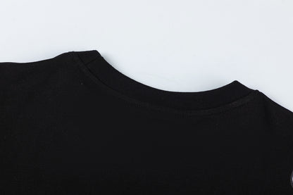 Trapstar Unisex Dragon Graphic T-Shirt, Oversized Crewneck Rhinestone Streetwear