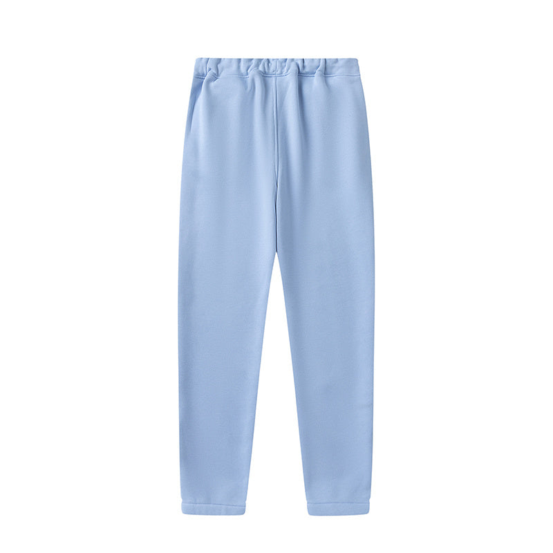 Light blue Trapstar graphic hoodie and matching joggers tracksuit set with drawstrings and zip hems - view 3