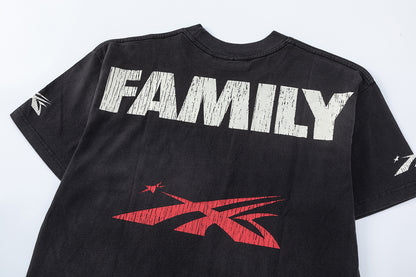 Graphic Print Tee Hellstar Oversized Streetwear Casual Summer Cotton T-Shirt | Ash Blaze