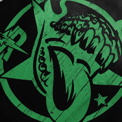 Roughplay Skull In Car Hoodie Green