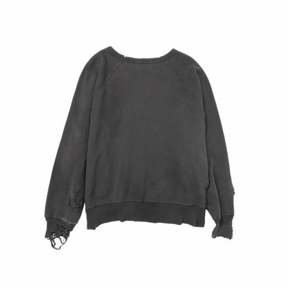 Charcoal Cotton ERD Logo Raglan Crewneck
