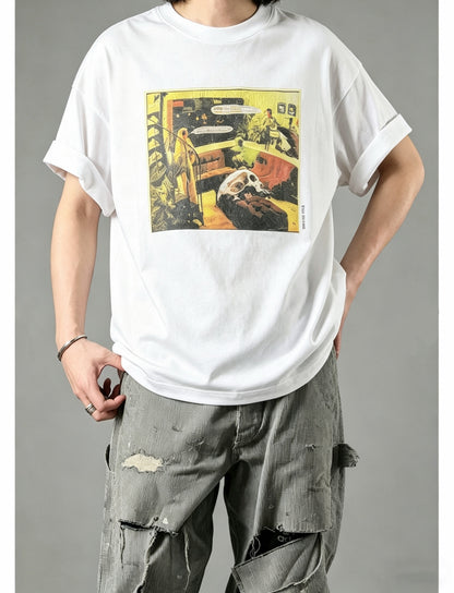 SAINT Mxxxxxx × Jamie Reid SS T-SHIRT / WHITE