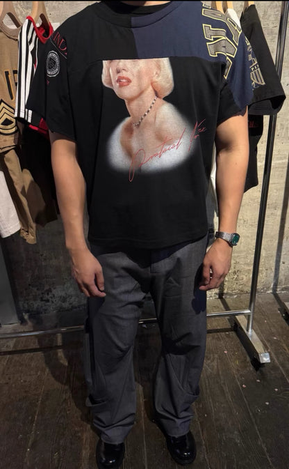 Fake Shoulder Seam T-Shirt