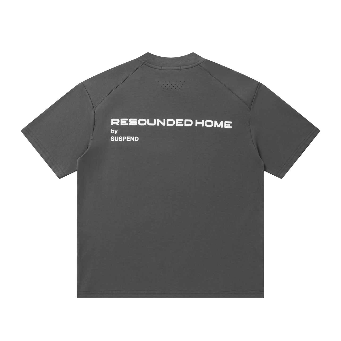 Grey Resounded Home tee back view