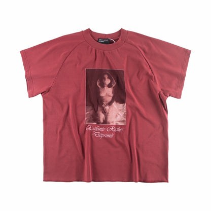 Enfants Riches Déprimés Whisper Raglan T-Shirt / Red