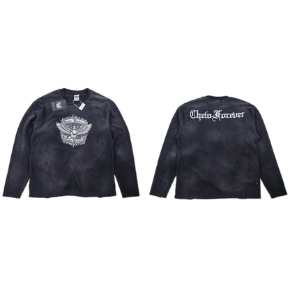 Pure Hatred Waffle Thermal Longsleeve - Washed Black