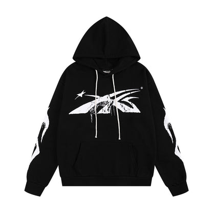Hellstar 'Skate' Crosshair Flame Tracksuit Set 'Black'