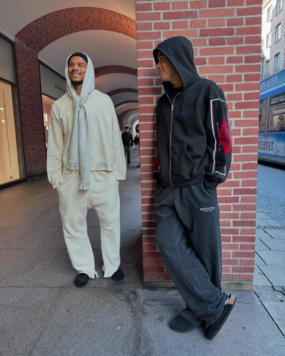 Martine Rose Washed Sweatpants Oversized Cotton Terry Relaxed Fit Streetwear Casual Jogger Pants | Rose Sweep