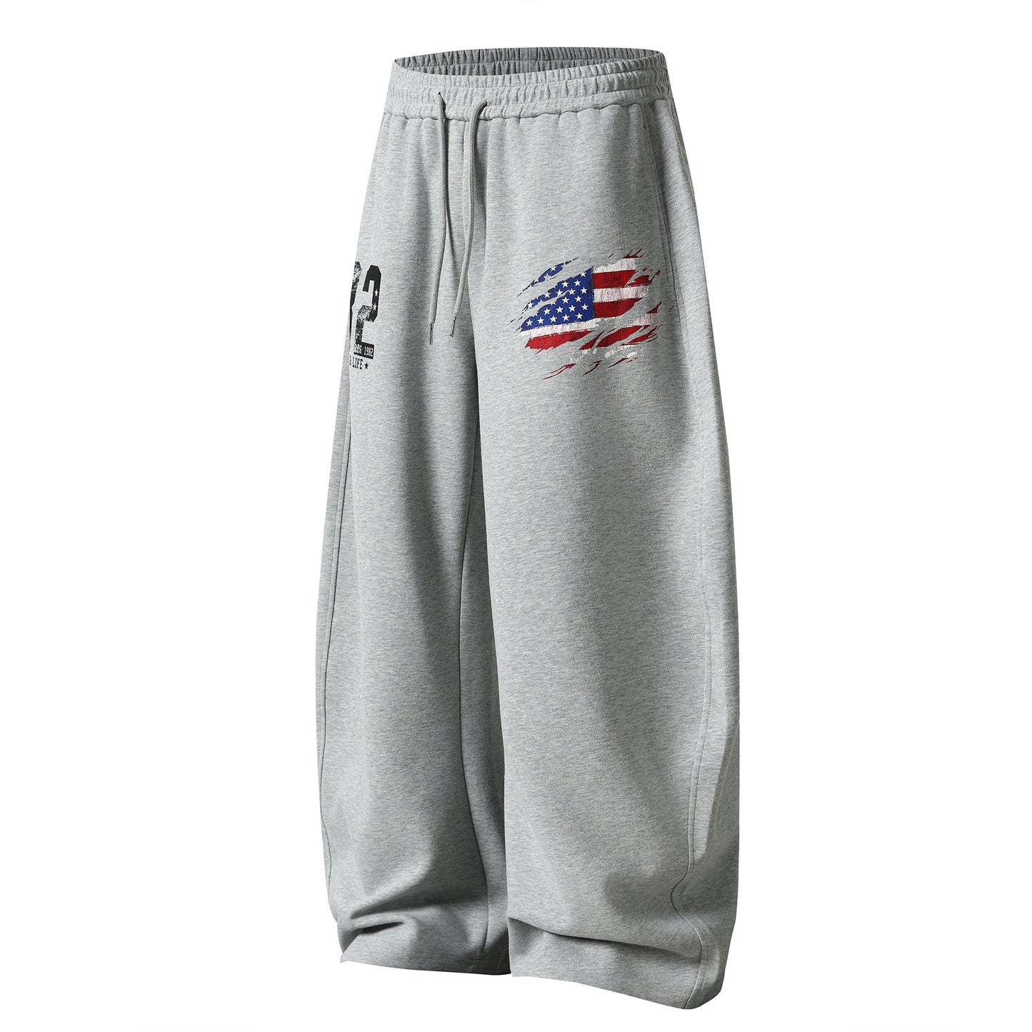 Flag 32 Wide Leg Sweatpants - Front and Back Combined