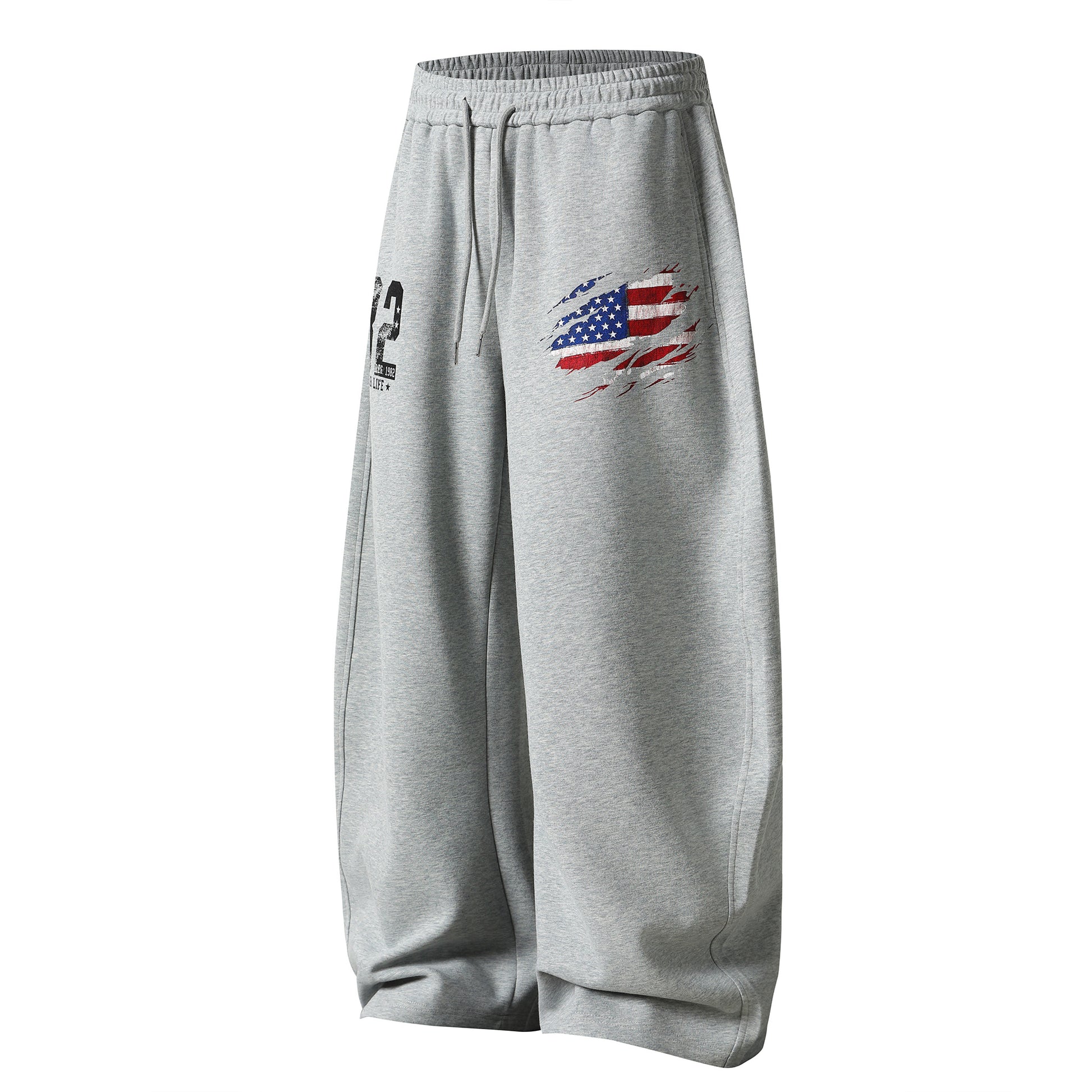 Flag 32 Wide Leg Sweatpants - Front and Back Combined