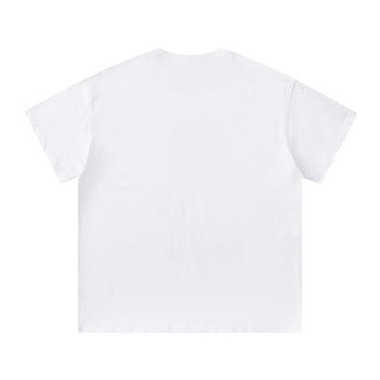 Syna White Mountain Graphic T-Shirt, Short Sleeve Crewneck Logo Tee