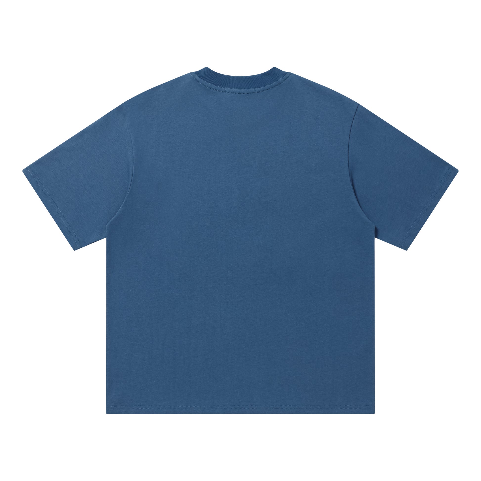 Blue Ausleben script tee back view