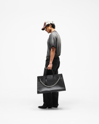 Represent Ringer T-Shirt / Stained Black