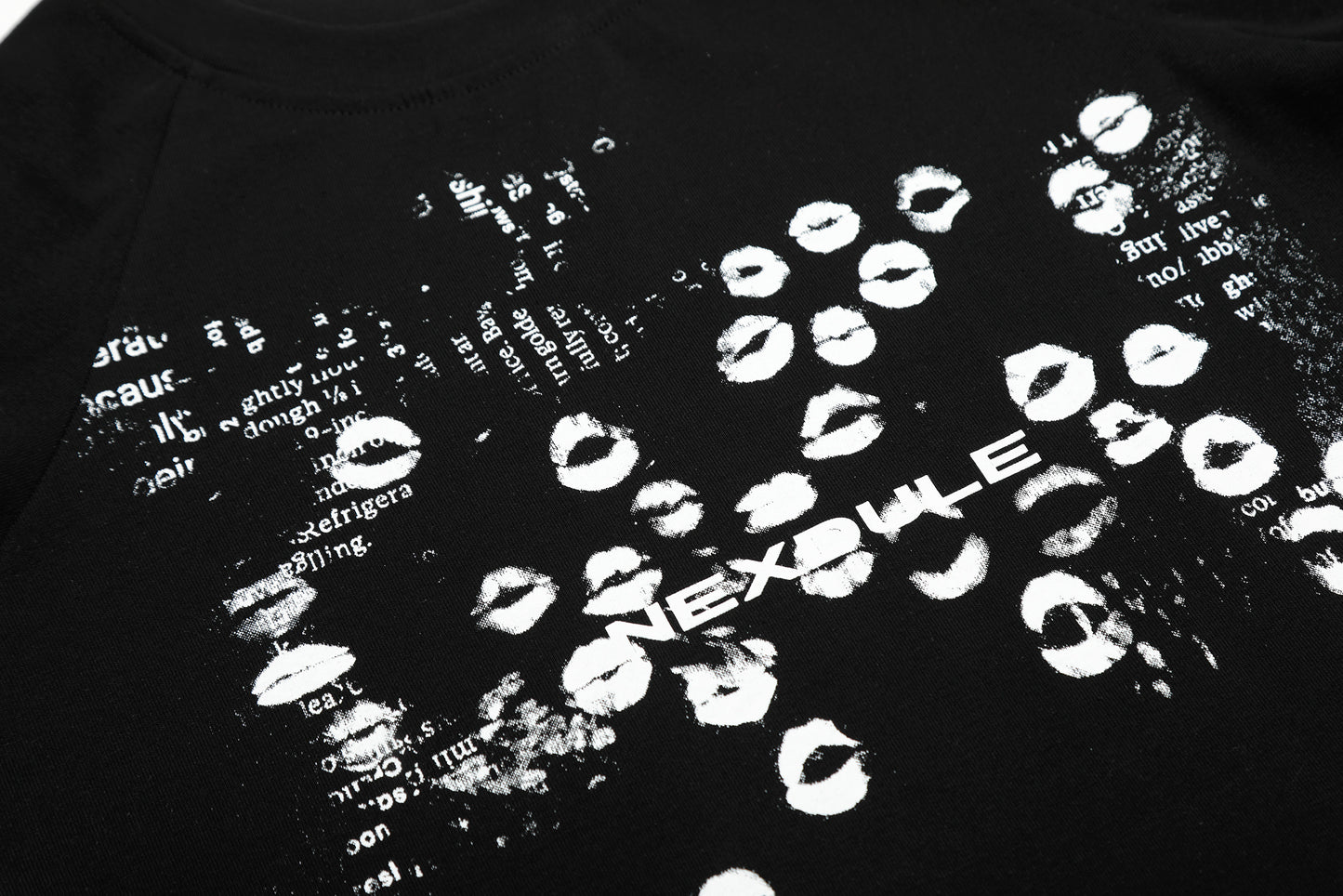 Nexoule Lip Print Graphic Tee Oversized Short Sleeve Streetwear Y2K Vintage Grunge Summer T-Shirt | Lip Riot