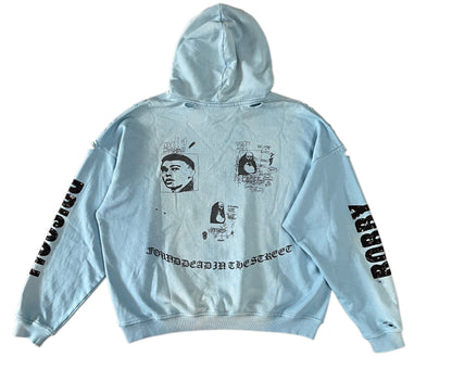 Bobby Driscoll Hoodie - Baby Blue