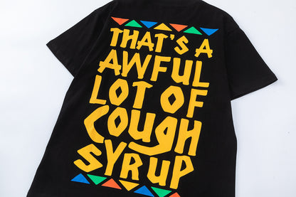 That's A Awful Lot Of Cough Syrup Juneteenth Po Me Up Tour Tee - Black