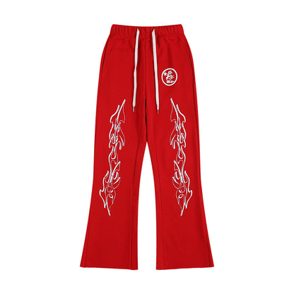 Hellstar Flame Flare Sweatpants