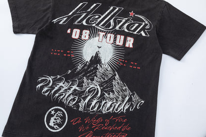 Graphic Print Tee Hellstar Oversized Streetwear Casual Summer Cotton T-Shirt | Void Star