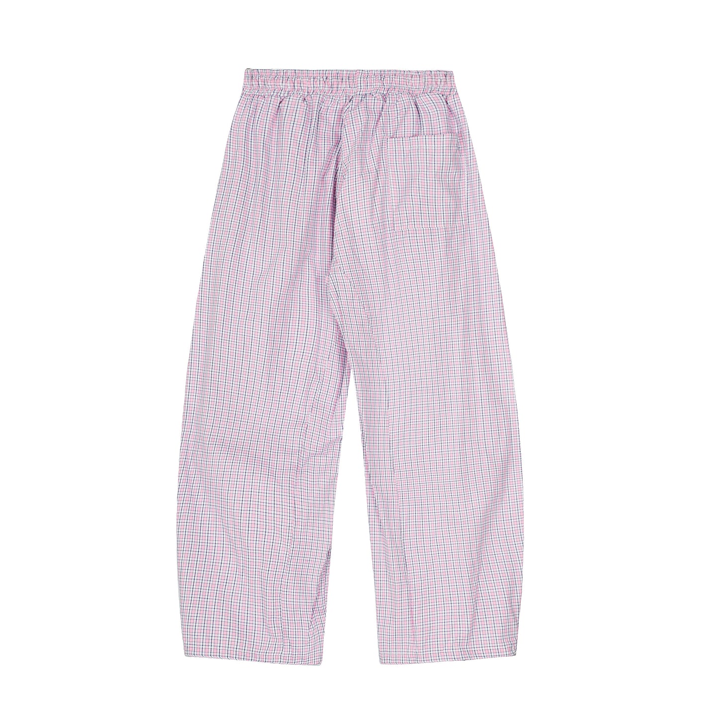 Women's RVNTE OG Plaid Cargo Wide Leg Pants - Pink Front View
