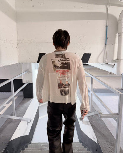 Paly Hollywood Heaven's Gate Ringer Long Sleeve Tee