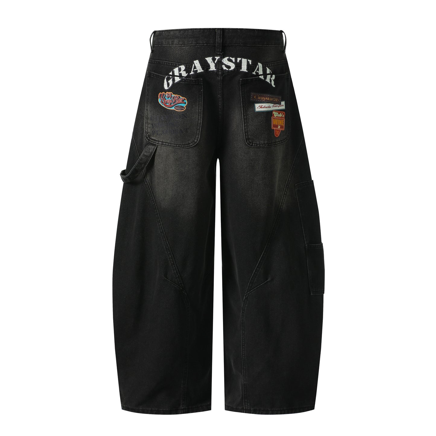 GRAYSTAR cargo jeans angled front view close-up