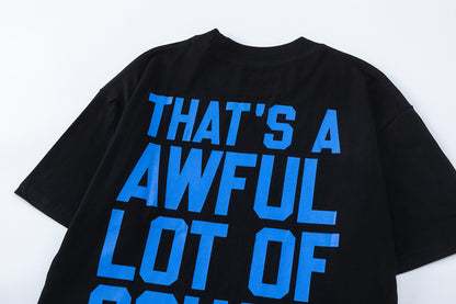 Women's Slogan Graphic Short Sleeve Tee Oversized Streetwear Casual Summer Top | Buzz Tee