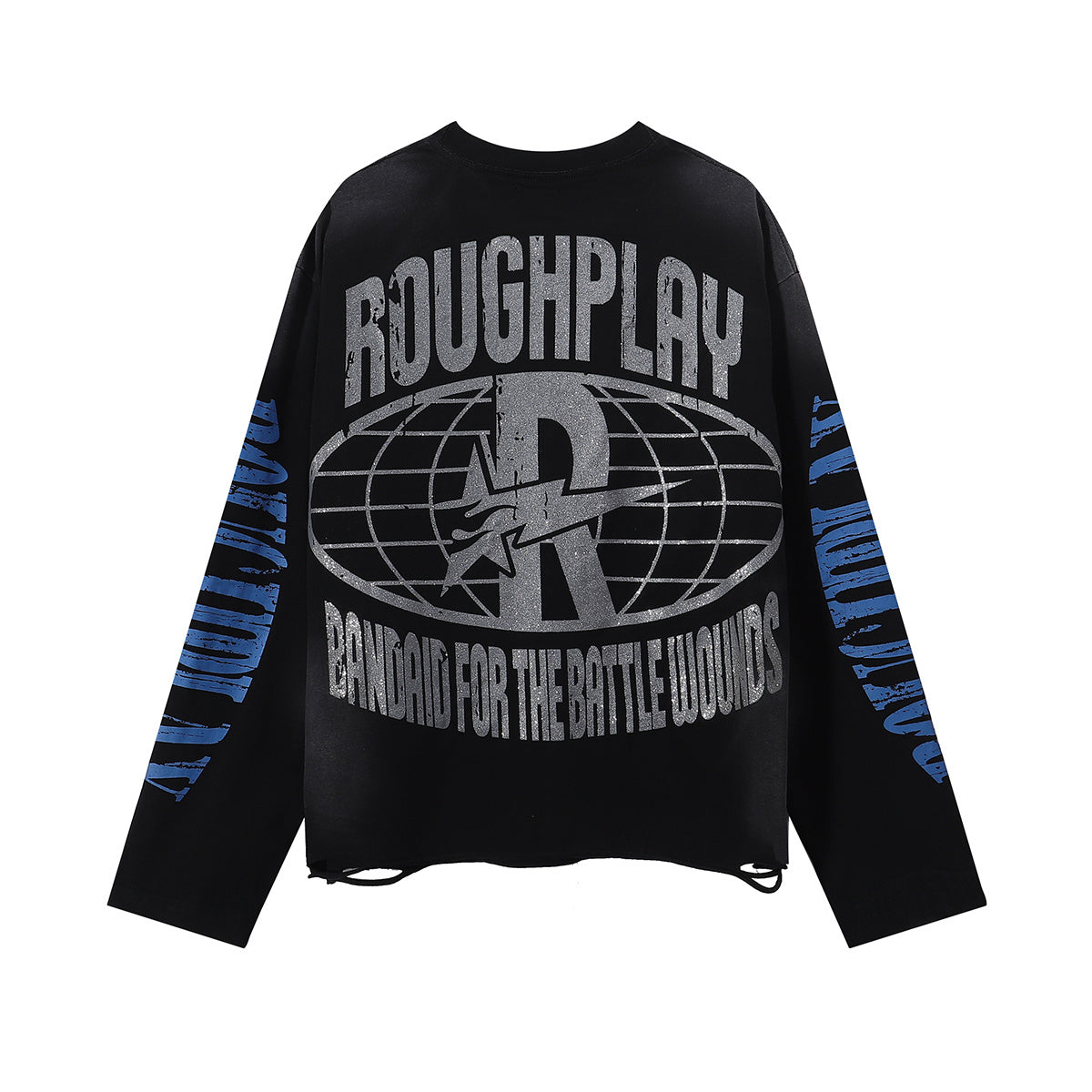 批70，编号R526，RoughPlay🩹SunShower Long Sleeve烫钻设计24 - 4