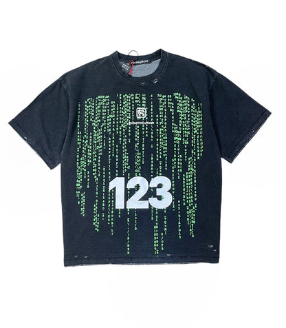 RRR123 META-MAN TEE / BLACK