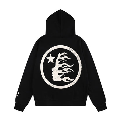 Hellstar Classic Logo Tracksuit Set 'Black/White'
