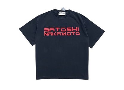 Satoshi Nakamoto Futuristic Logo Tee