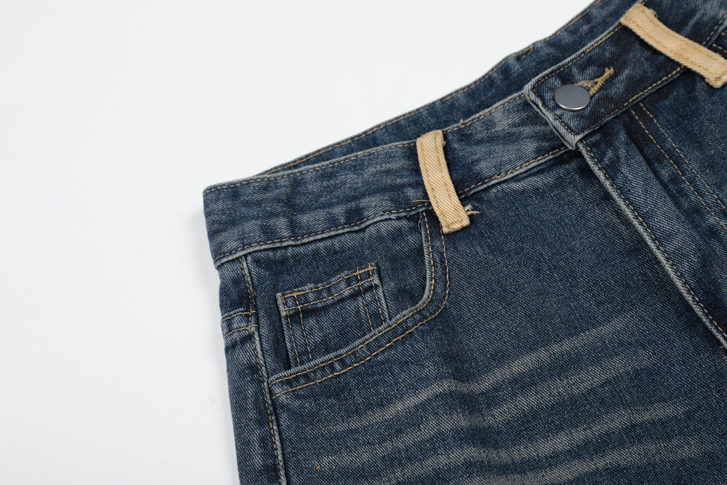 Sorry My Bed Needs Me Patch Wide Leg Barrel Jeans High Waist Washed Vintage Streetwear Denim Pants