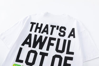 Oversized Short Sleeve Graphic Tee Dropped Shoulder Streetwear Summer Casual T-Shirt | Purple Haze