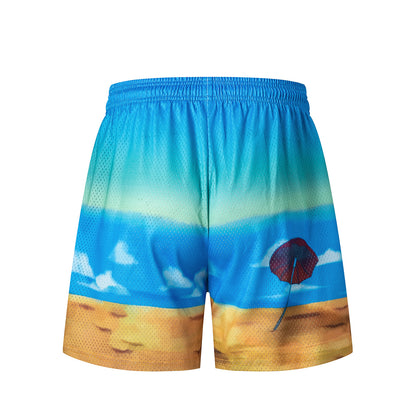 Mesh Basketball Shorts Premium Athletic Streetwear Casual Summer Swim Shorts | Lux Eight