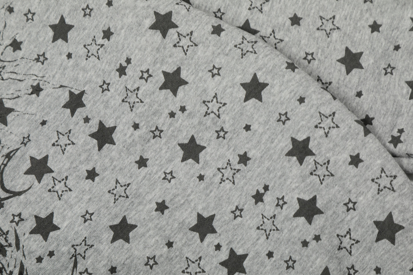 All Over Star Print Gothic Tree Graphic Zip Up Hoodie Oversized Rivet Cuff Y2K Streetwear Sweatshirt