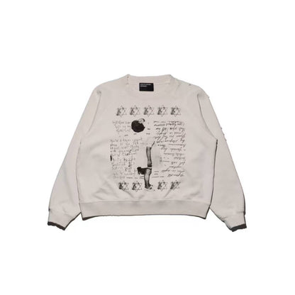 Boy Hurt In Duel Raglan Crewneck