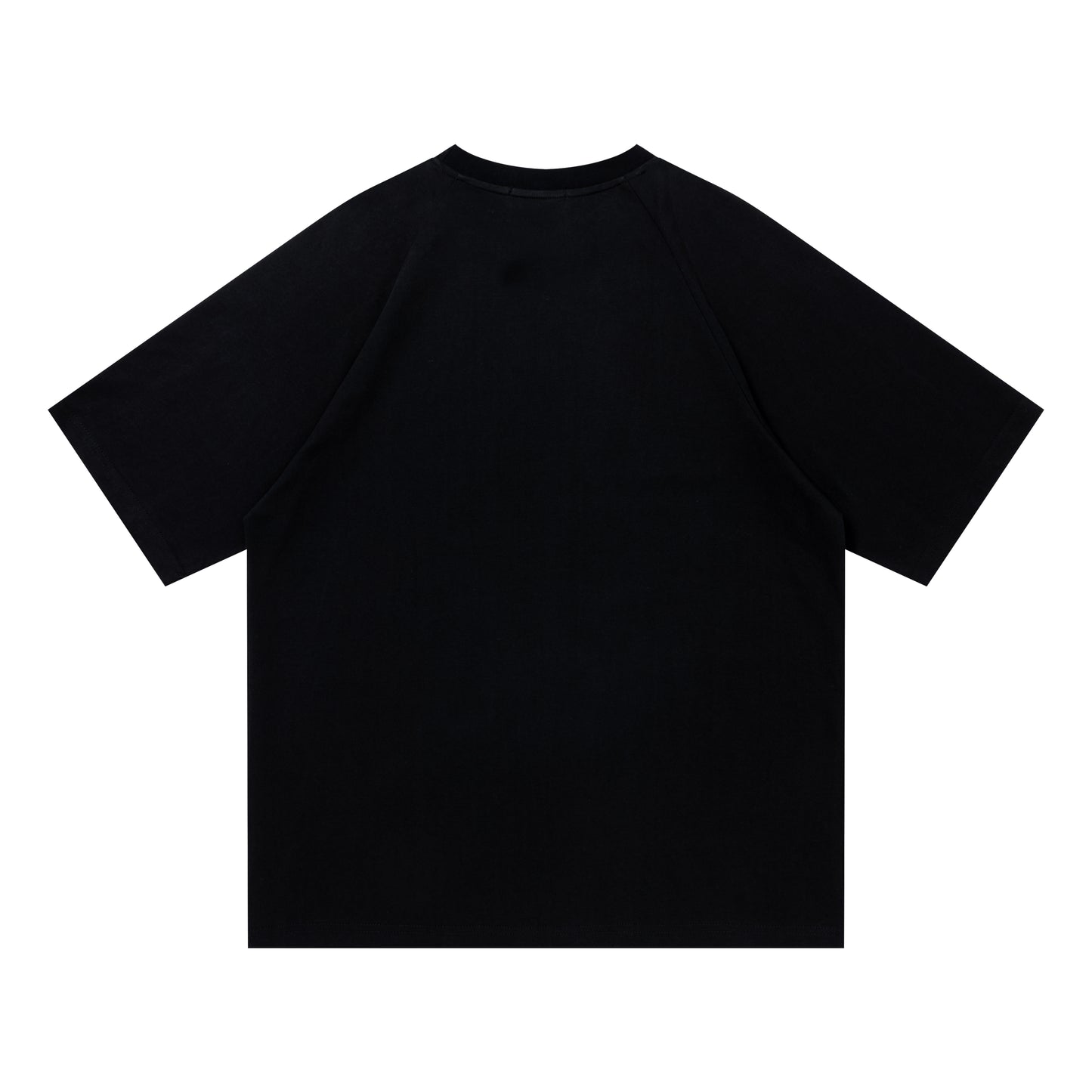 Black DuoMatch dachshund tee back view