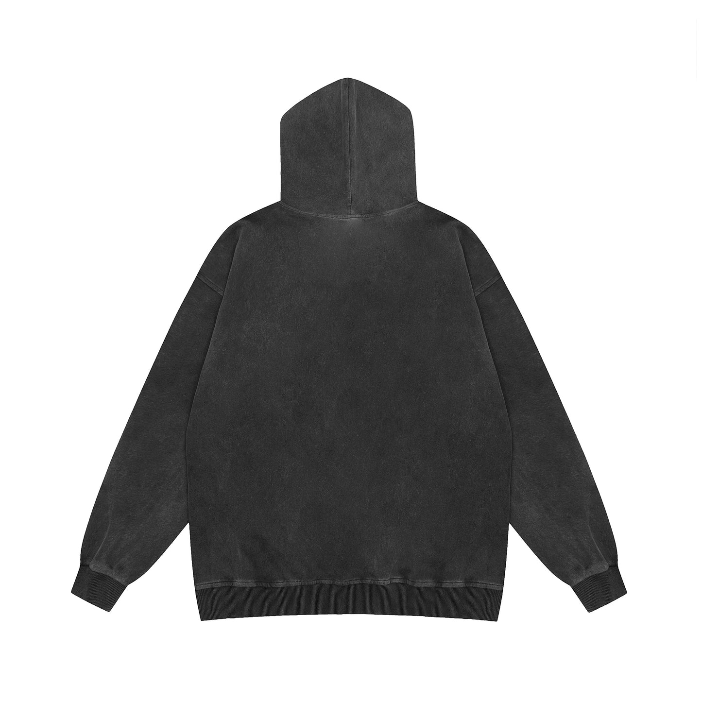 Brown hoodie front graphic print