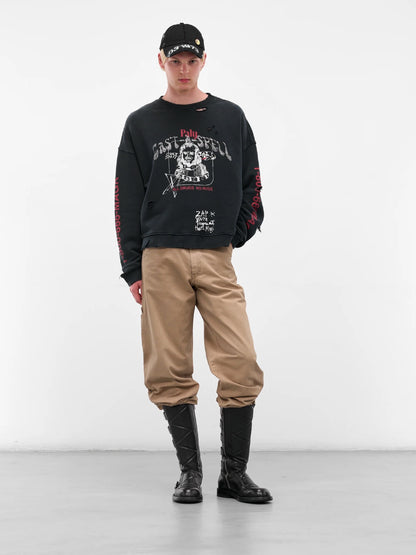Cast-A-Spell Distressed Sweatshirt