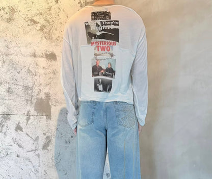 Paly Hollywood Heaven's Gate Ringer Long Sleeve Tee