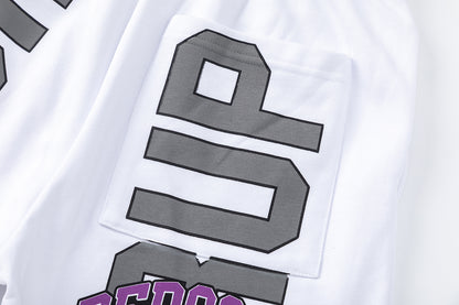 Graphic Print Short Sleeve Tee Oversized Casual Streetwear Summer Cotton T-Shirt | Grape Drip