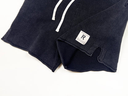 Knit Drawstring Shorts - Black