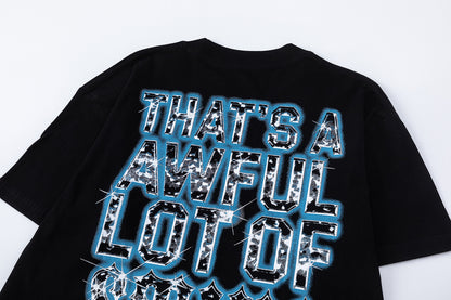 Oversized Short Sleeve Graphic Tee Dropped Shoulder Streetwear Summer Casual T-Shirt | Murk Wave