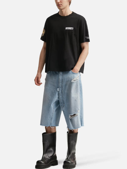 Protocol Index Sexurity Washed T Shirts Black