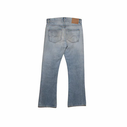 ERD Enfants Riches Deprimes Distressed Flare Jeans Washed Slash Burn Dye Vintage Streetwear Denim | ERD Flare