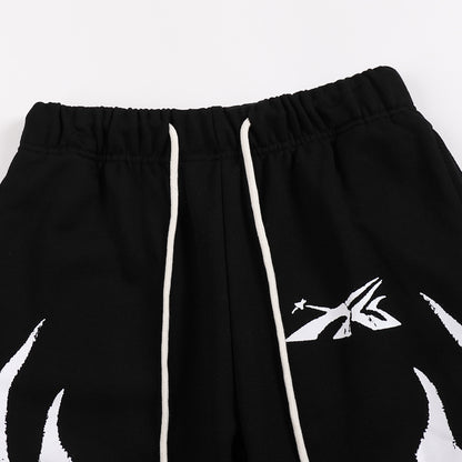 Hellstar Skate Crosshair Flared Sweatpants 'Black'