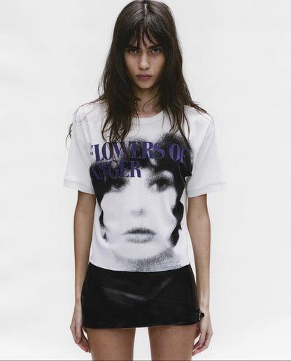 Flowers of Anger T-Shirt - White